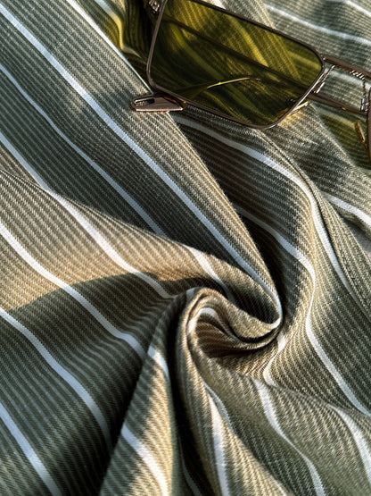 MV Retro Italian Striped Slim Shirt