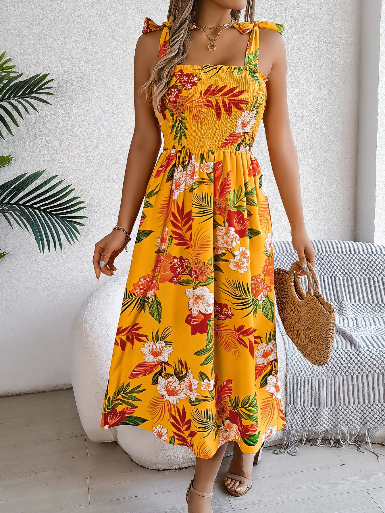 Celestia - Floral Elegance Dress
