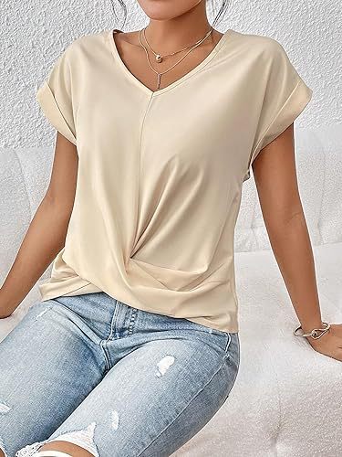 Cleo™ - Casual T-Shirt with Sweetheart Neckline