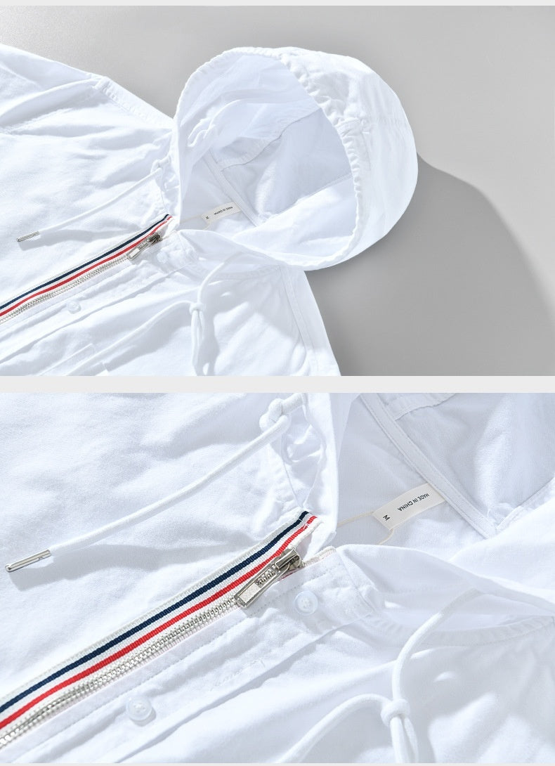 HENRY LINEN HOODIE SHIRT