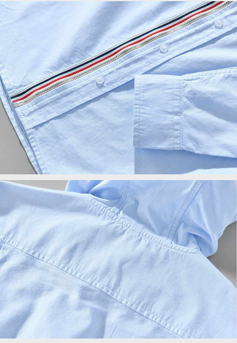 HENRY LINEN HOODIE SHIRT