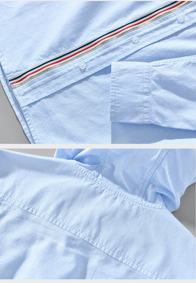 HENRY LINEN HOODIE SHIRT