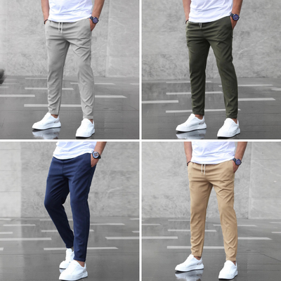 Harrison Straight-Leg Cropped Pants