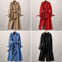 Set of 4 Red|Blue|Black|Khaki