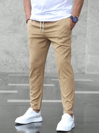 Harrison Straight-Leg Cropped Pants