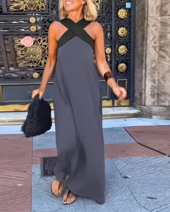 Women's Cross Beauty Back Dress