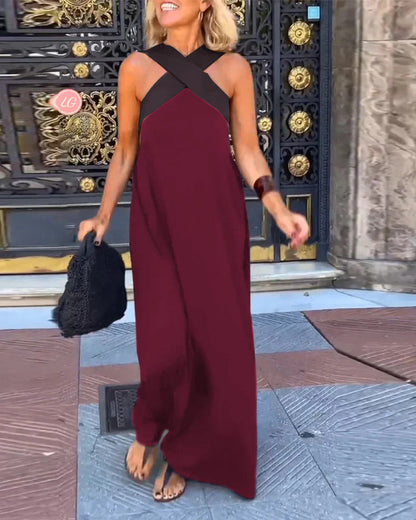 Women's Cross Beauty Back Dress