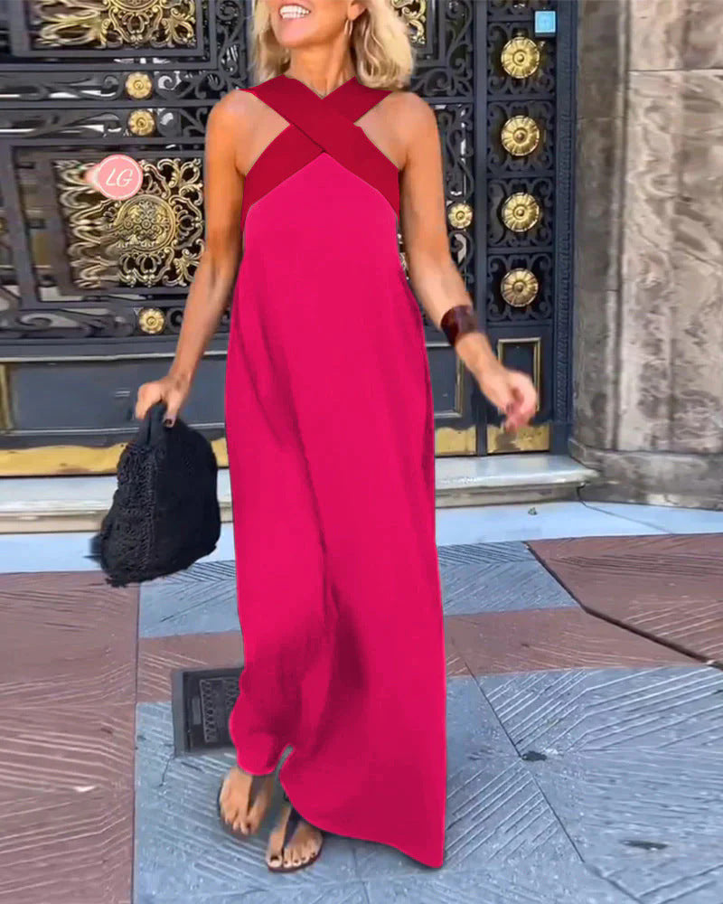 Women's Cross Beauty Back Dress