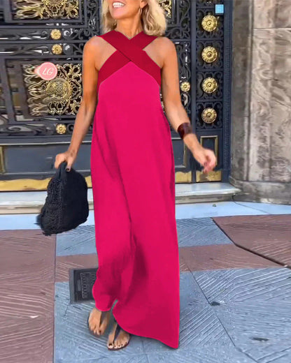 Women's Cross Beauty Back Dress