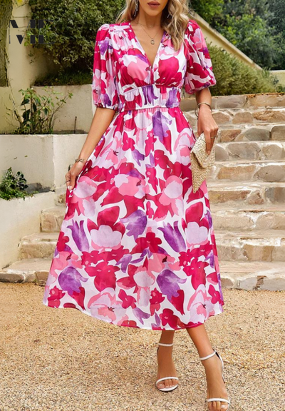 Flore - Elegant Floral Dress