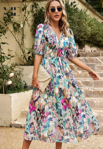 Flore - Elegant Floral Dress