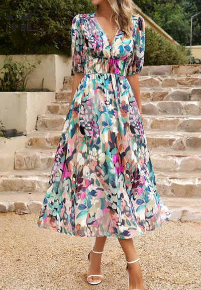 Flore - Elegant Floral Dress