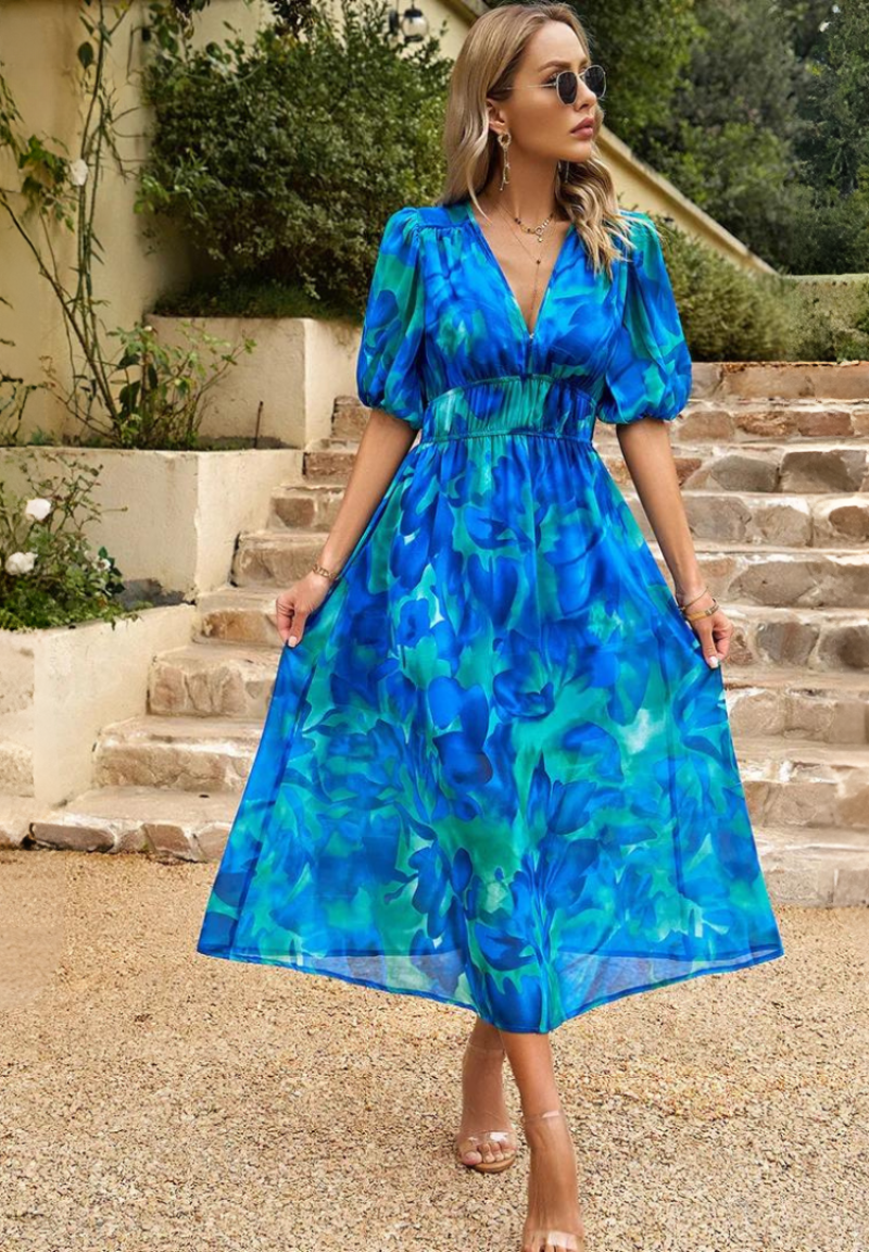 Flore - Elegant Floral Dress