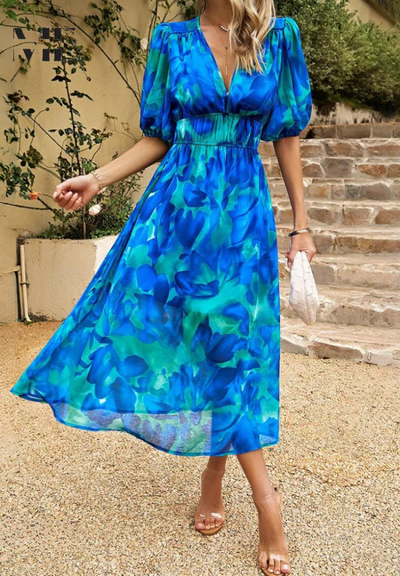 Flore - Elegant Floral Dress