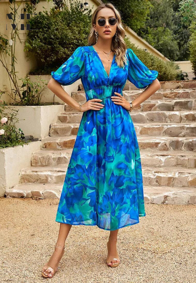 Flore - Elegant Floral Dress