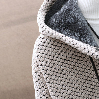 Ridge Hooded Zip Sweater